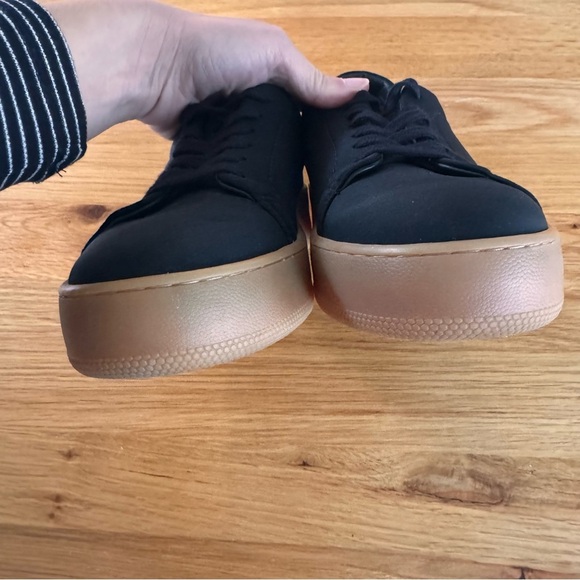 JENNI KAYNE Skater Platform Sneaker in Black Size 37 US 7 - Picture 10 of 13